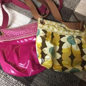 2 fossil purses